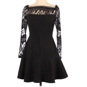 BB Dakota Black Lacey Days Dress NWT Size S